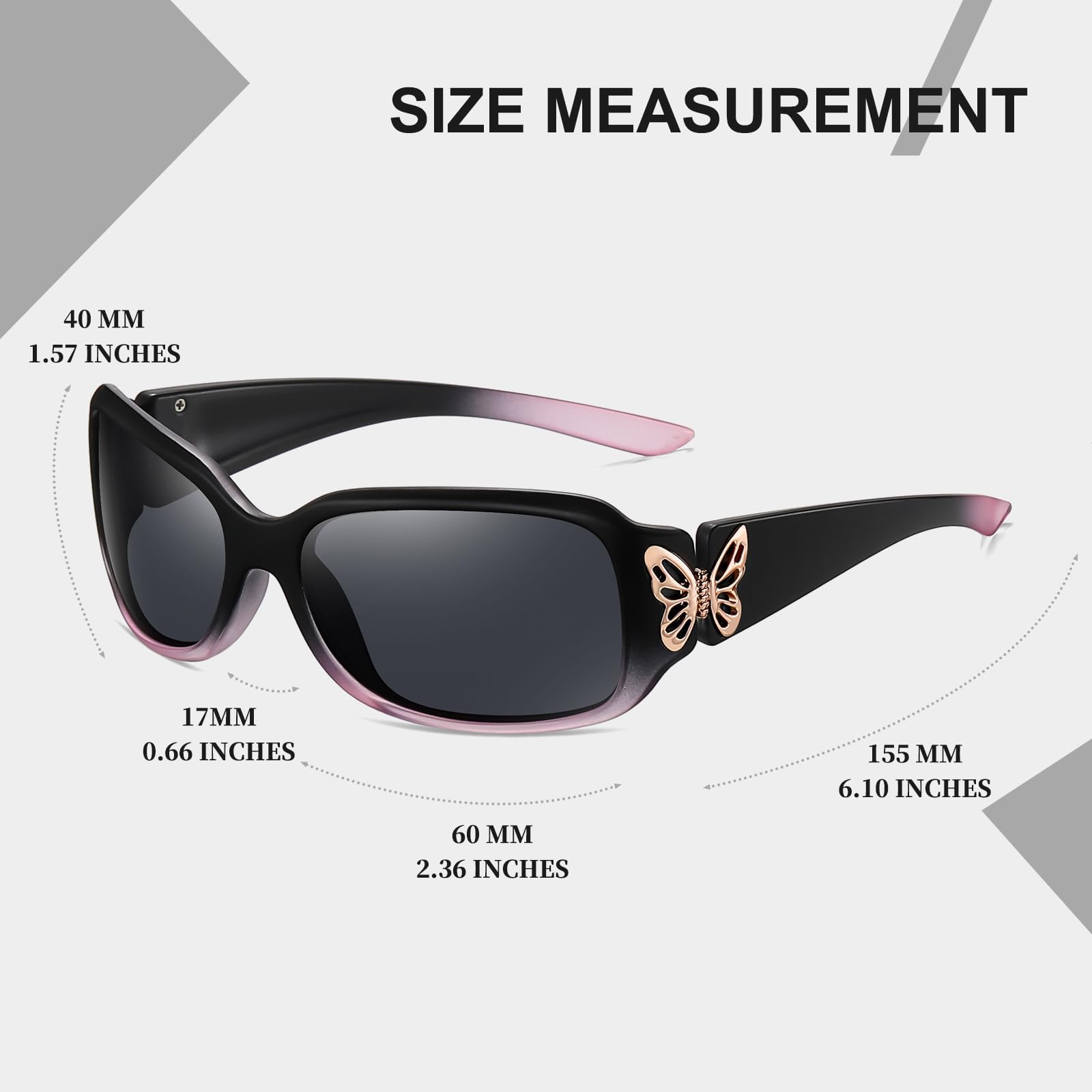 HAOLOTA Butterfly Design Sunglasses Women SG0012