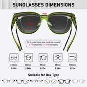 HAOLOTA Cat Eye Sunglasses Over Glasses Women SG0189