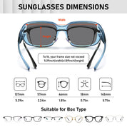 HAOLOTA Small Sunglasses Over Glasses Women SG0513