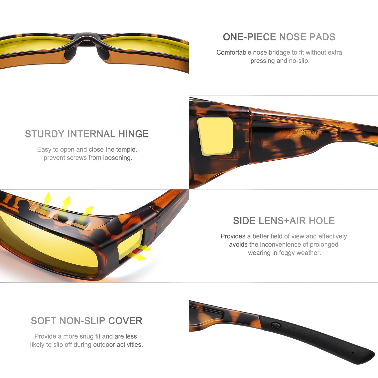 HAOLOTA Night Driving Over Glasses Men Women NV0154