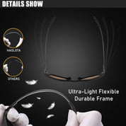 HAOLOTA Ultralight Carbon Fiber Sunglasses Men SG8001