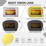 HAOLOTA Anti Glare Night Driving Glasses Women NV8081
