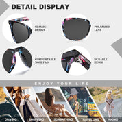 HAOLOTA 2pcs Classic Round Sunglasses Women SG8081-2P