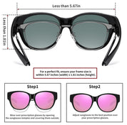 HAOLOTA Cat Eye Sunglasses Over Glasses SG0179
