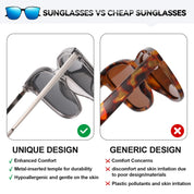 HAOLOTA Metal Frame Cat Eye Sunglasses Women SG1066