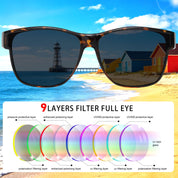 HAOLOTA Square Oversized Over Sunglasses Men SG0174L