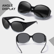 HAOLOTA Rhinestone Fit Over Sunglasses Women SG0108