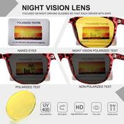HAOLOTA Anti Glare Night Driving Glasses Women NV8081