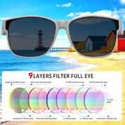 HAOLOTA Square Oversized Over Sunglasses Men SG0174L