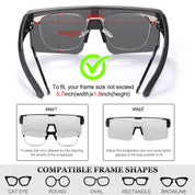 HAOLOTA Cycling Sunglasses Over Glasses Men SG0191