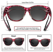 HAOLOTA Cat Eye Sunglasses Over Glasses SG0179