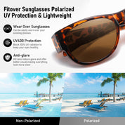 HAOLOTA Cat Eye Sunglasses Over Glasses Women SG0173