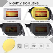 HAOLOTA Rhinestone Night Driving Glasses Women NV0008