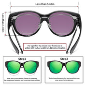 HAOLOTA Cat Eye Sunglasses Over Glasses SG0179