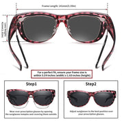 HAOLOTA Cat Eye Sunglasses Over Glasses Women SG0173