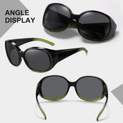 HAOLOTA Rhinestone Fit Over Sunglasses Women SG0108