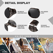 HAOLOTA Rhinestone Surround Sunglasses Women SG0008