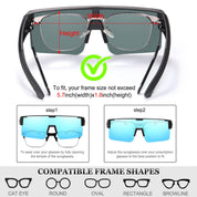 HAOLOTA Cycling Sunglasses Over Glasses Men SG0191