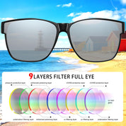HAOLOTA Square Oversized Over Sunglasses Men SG0174L
