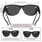 HAOLOTA Cat Eye Sunglasses Over Glasses Women SG0173