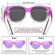 HAOLOTA Cat Eye Sunglasses Over Glasses SG0179