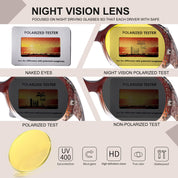 HAOLOTA Rhinestone Night Driving Glasses Women NV0008