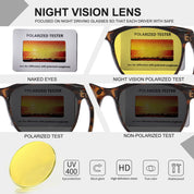 HAOLOTA Anti Glare Night Driving Glasses Women NV8081