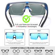 HAOLOTA Cycling Sunglasses Over Glasses Men SG0191