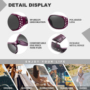 HAOLOTA Rhinestone Surround Sunglasses Women SG0008