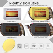 HAOLOTA Rhinestone Night Driving Glasses Women NV0008
