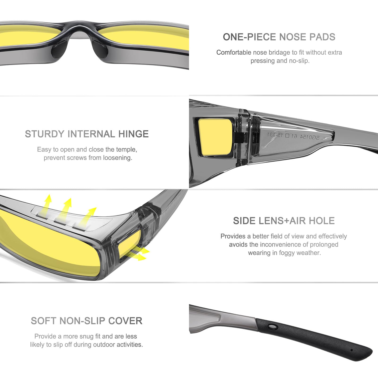 HAOLOTA Night Driving Over Glasses Men Women NV0154