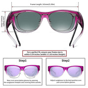 HAOLOTA Cat Eye Sunglasses Over Glasses Women SG0173