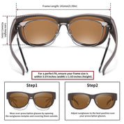 HAOLOTA Cat Eye Sunglasses Over Glasses Women SG0173