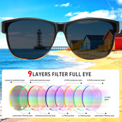 HAOLOTA Square Oversized Over Sunglasses Men SG0174L