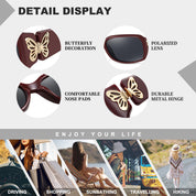 HAOLOTA Butterfly Design Sunglasses Women SG0012