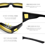 HAOLOTA Night Driving Over Glasses Men Women NV0154