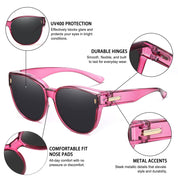 HAOLOTA Cat Eye Sunglasses Over Glasses Women SG0189