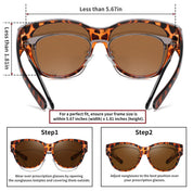 HAOLOTA Cat Eye Sunglasses Over Glasses SG0179