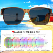 HAOLOTA Square Oversized Over Sunglasses Men SG0174L