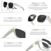 HAOLOTA Square Shapes Fit-Over Sunglasses SG0512