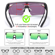 HAOLOTA Cycling Sunglasses Over Glasses Men SG0191
