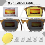 HAOLOTA Anti Glare Night Driving Glasses Women NV8081