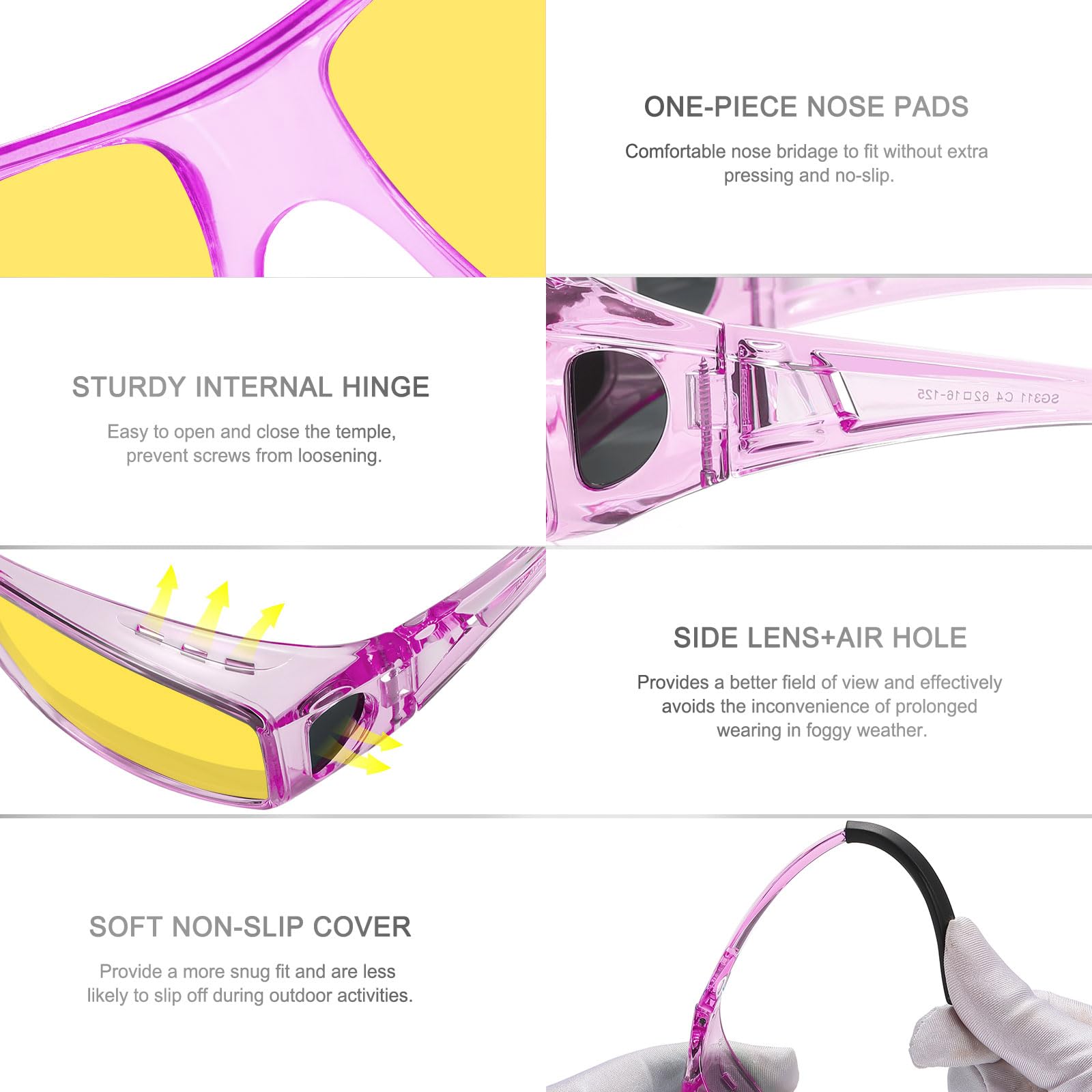 HAOLOTA Night Driving Over Glasses Men Women NV0311