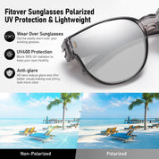 HAOLOTA Cat Eye Sunglasses Over Glasses Women SG0189