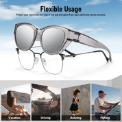 HAOLOTA Small Cat Eye Fit Over Sunglasses Women SG0171