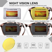 HAOLOTA Anti Glare Night Driving Glasses Women NV8081