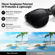 HAOLOTA Cat Eye Sunglasses Over Glasses SG0179