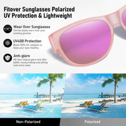 HAOLOTA Cat Eye Sunglasses Over Glasses Women SG0173