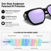 HAOLOTA Square Shapes Fit-Over Sunglasses SG0512