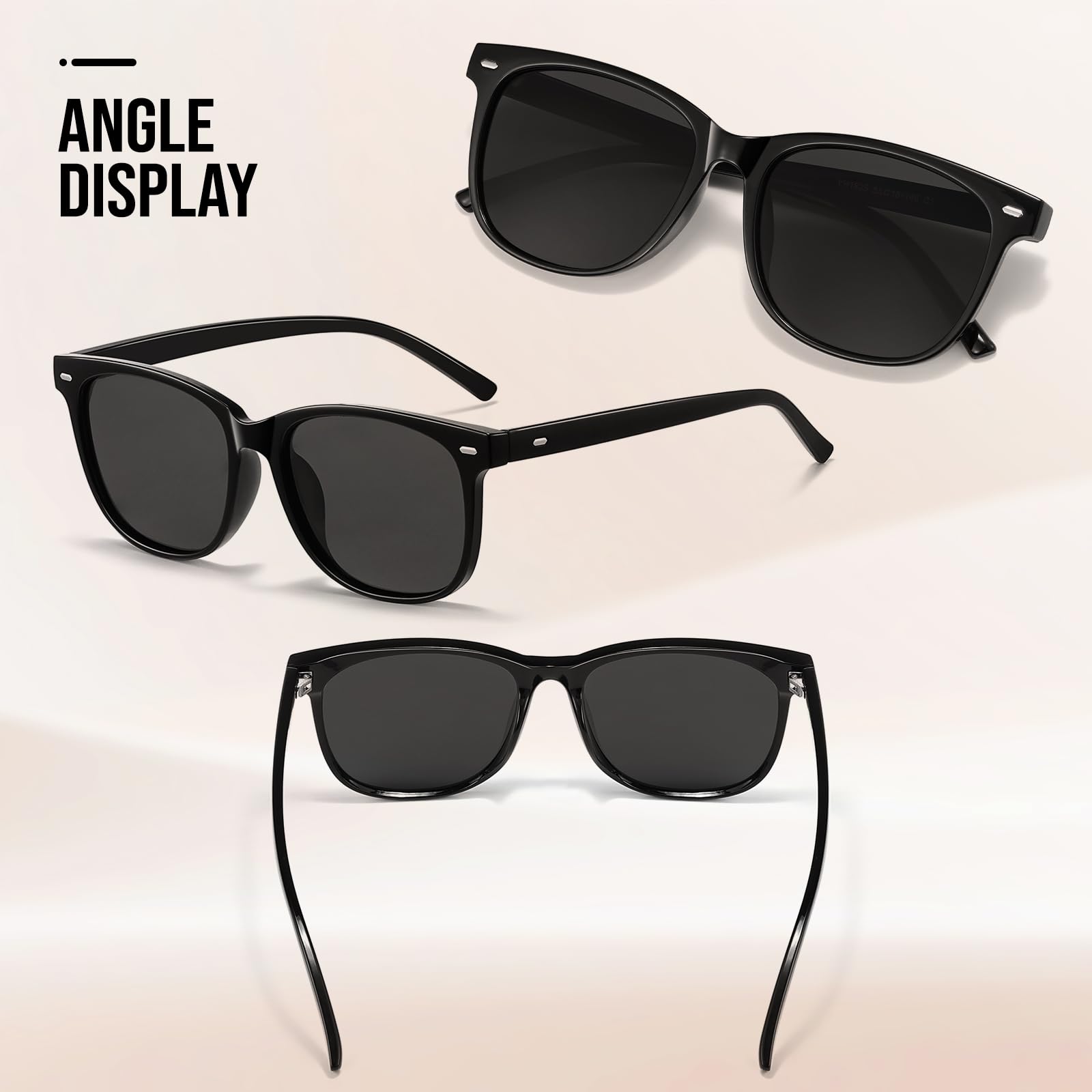 HAOLOTA 2pcs Classic Round Sunglasses Women SG1825-2P